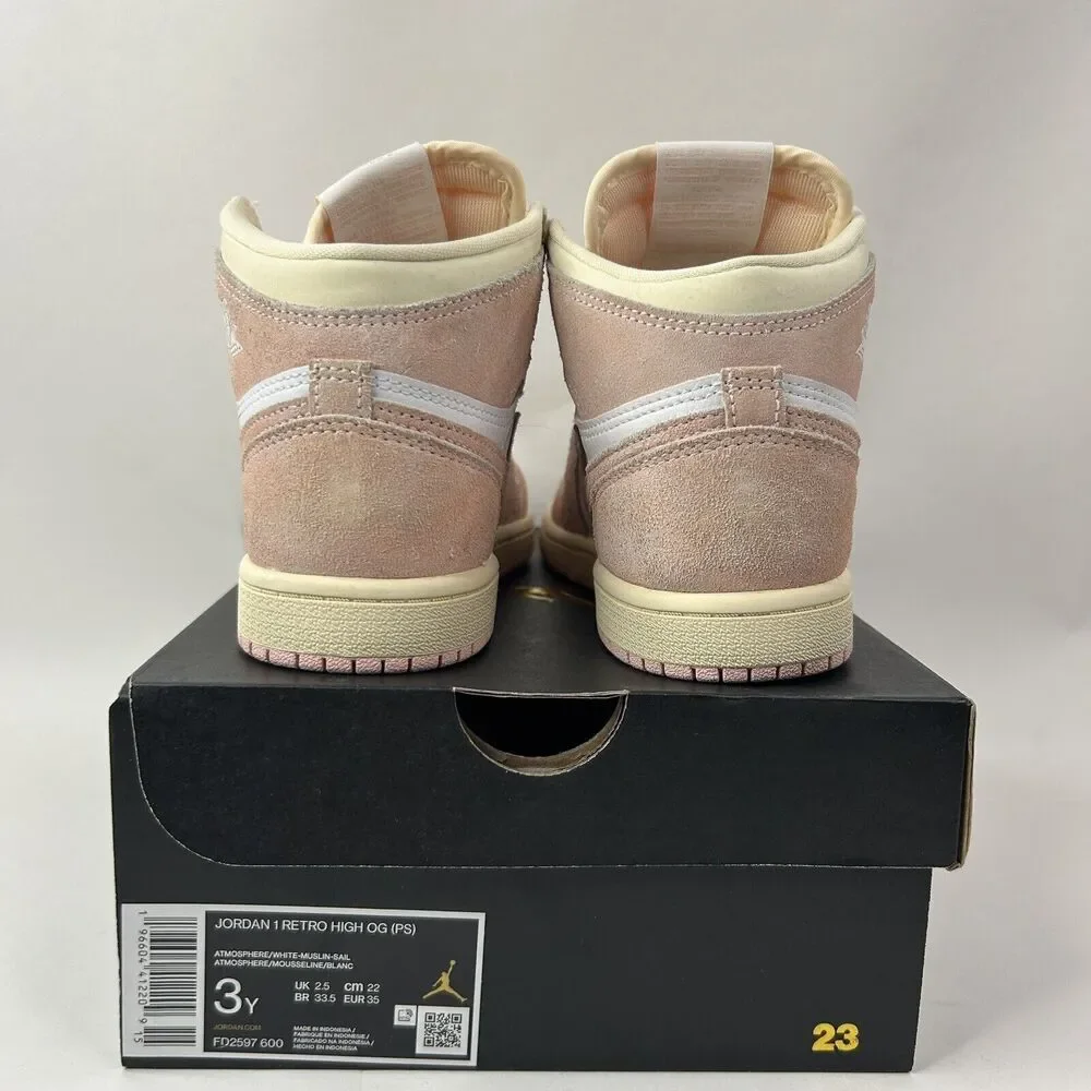 Nike Shoes Air Jordan Air Jordan 1 Retro High OG PS “Washed Pink” 2024 - Picture 5 of 9